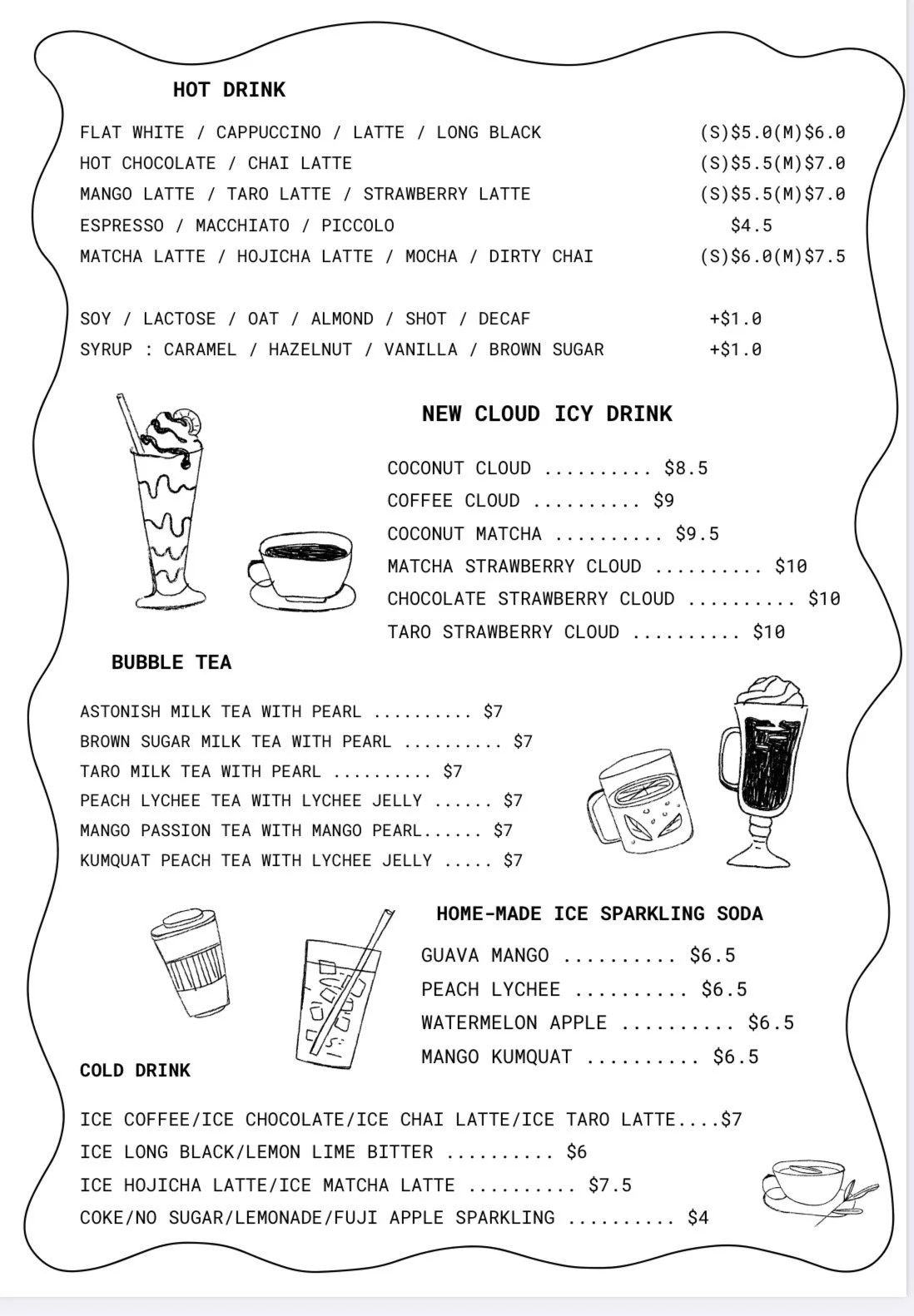 TAKE AWAY DRINK