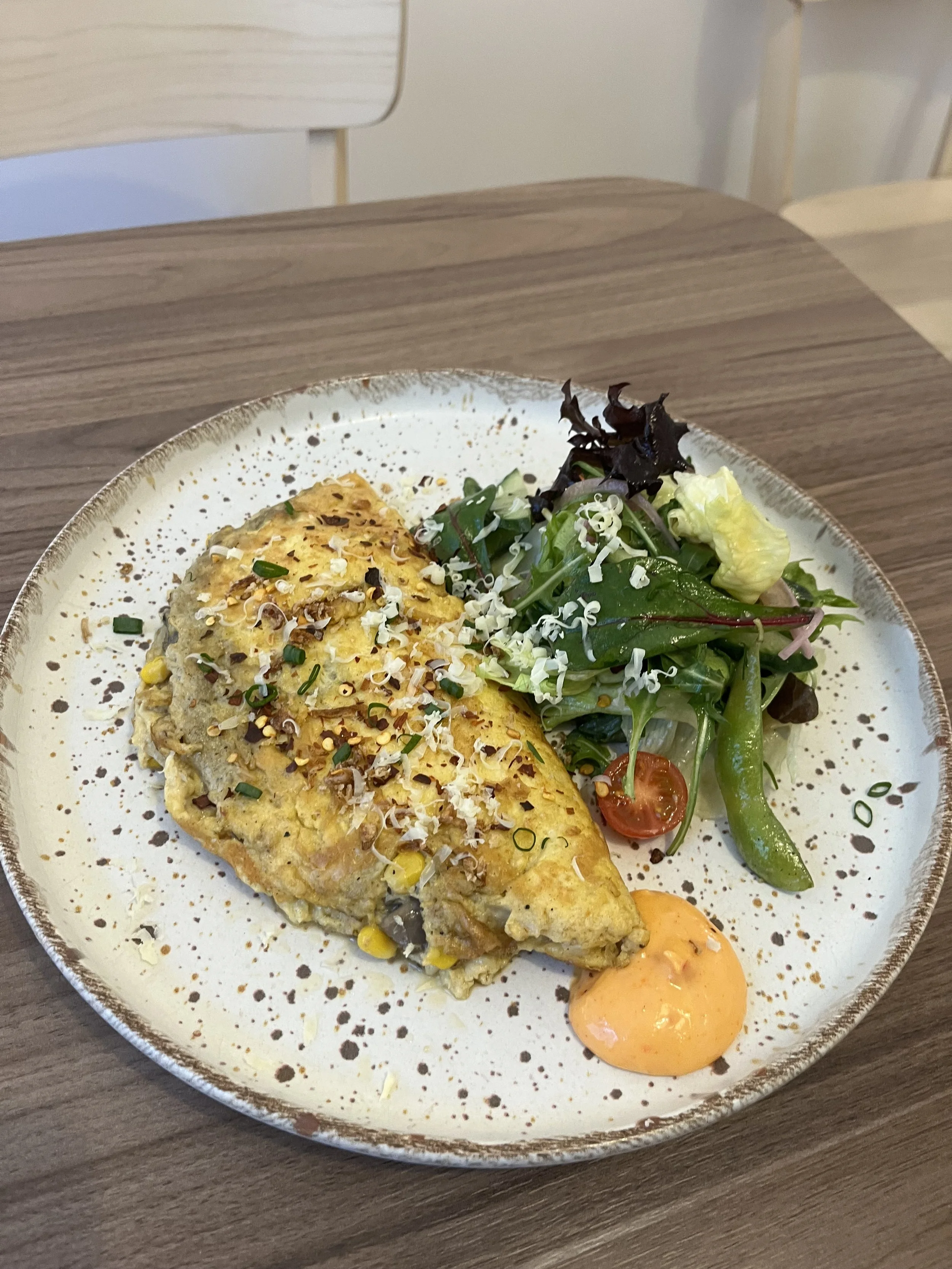 CHIILI CRAB OMELETTE