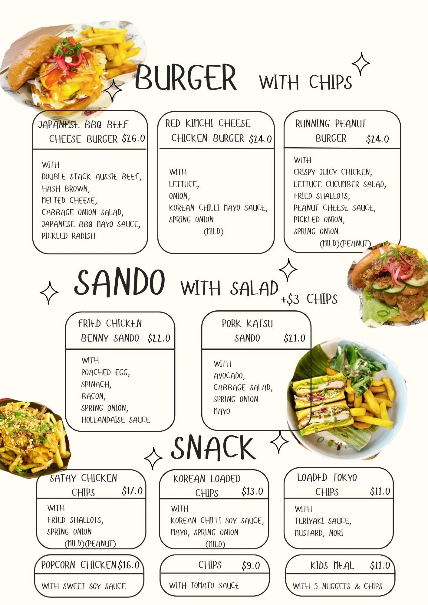 BURGER &amp; SANDO