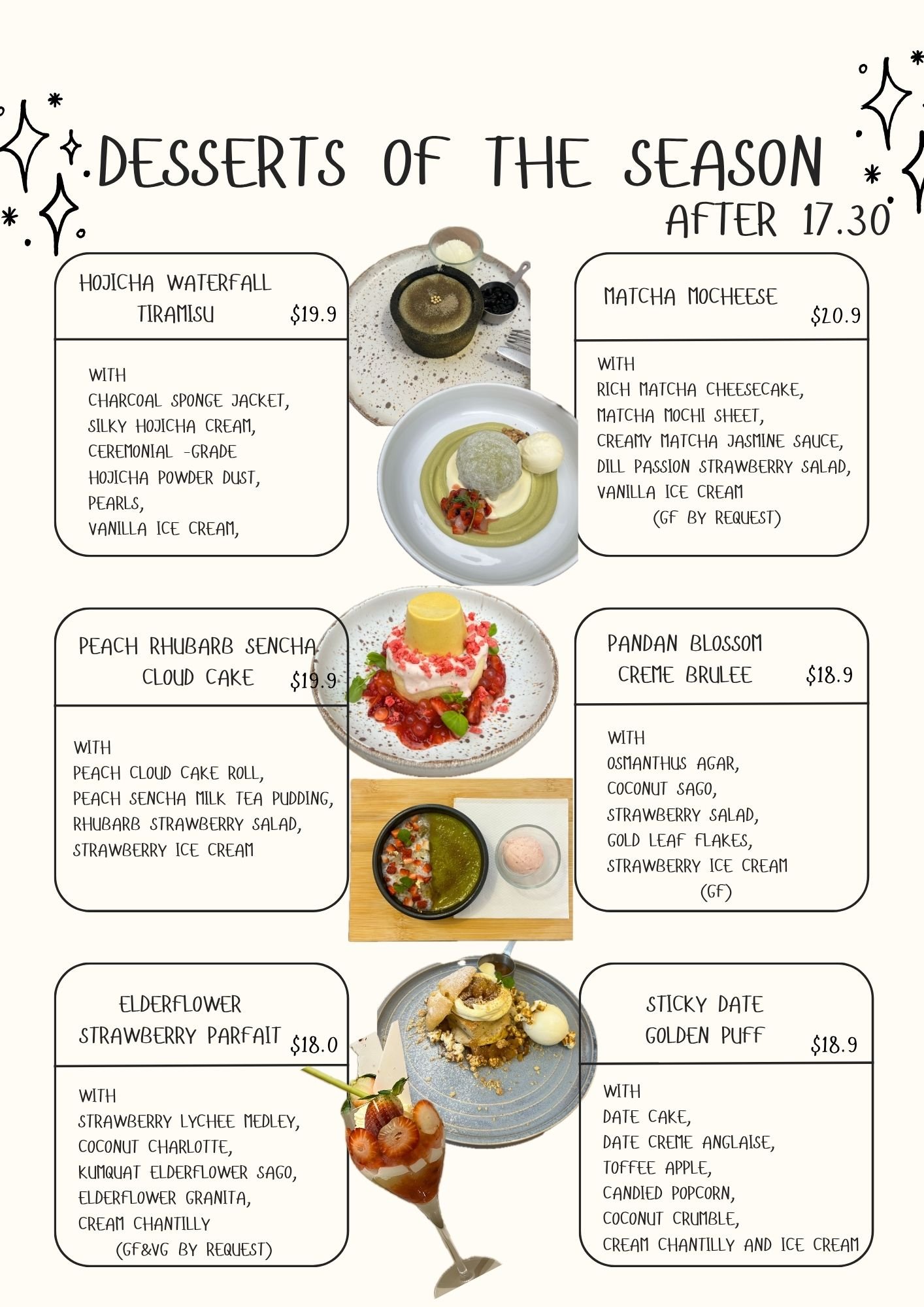DESSERTS