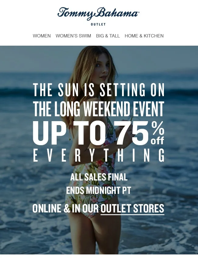 TB Outlet Stores Email