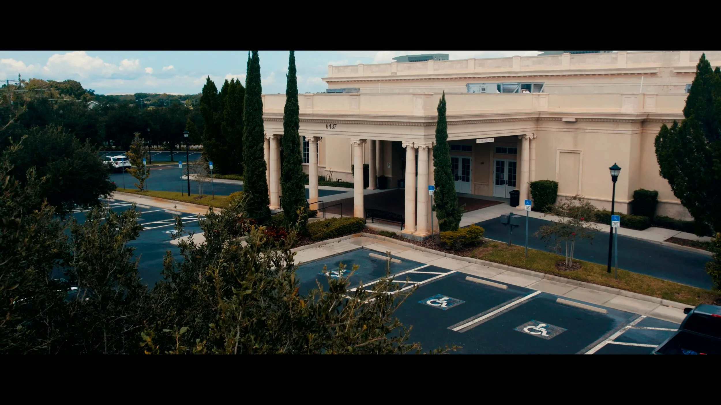Cinematic Drone Shot of The Regent in Riverview from Tampa Wedding Videographer Hatfield Productions
