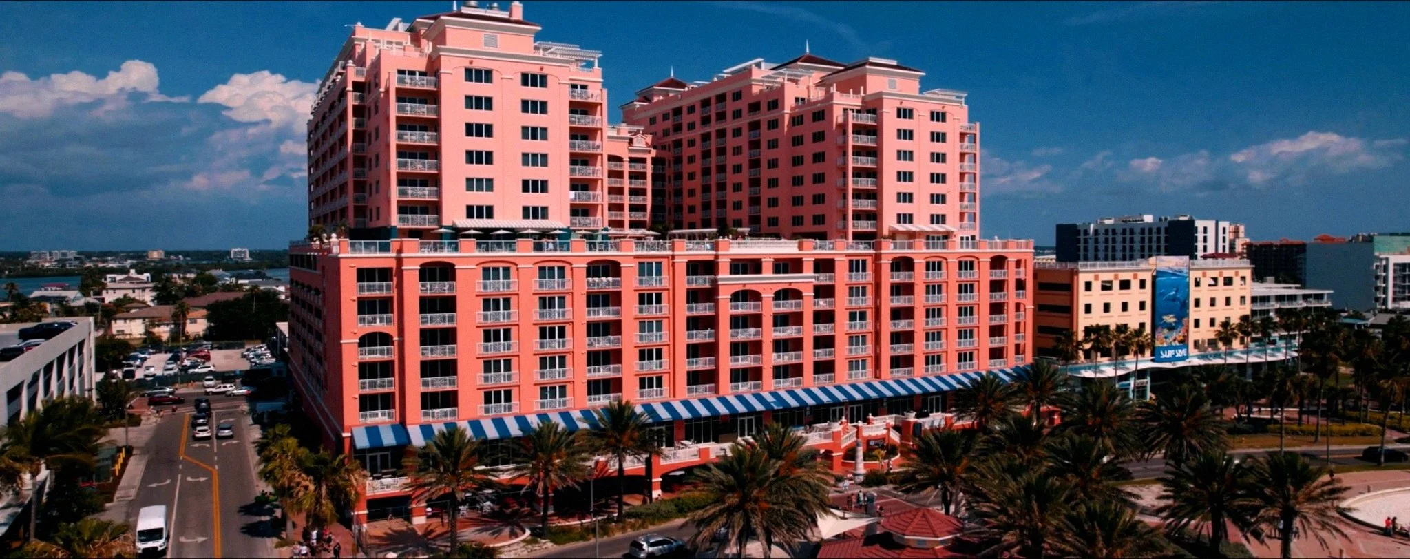 Hyatt Regency Clearwater Beach wedding venue overlooking Clearwater Beach Florida