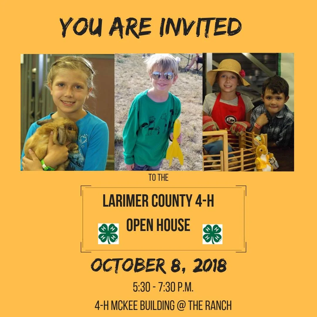 4-H Open House on October 8