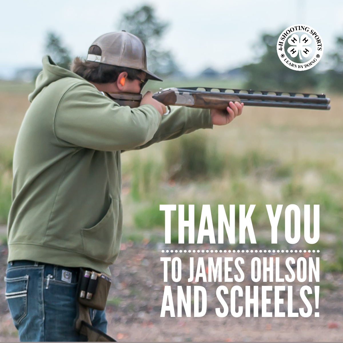 Thank you to James Ohlson and SCHEELS!