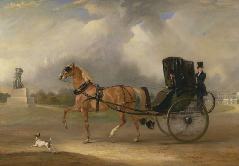 Cabriolet-William Massey-Stanley driving his Cabriolet in Hyde Park, 1833-ycba.jpg