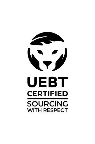 Our new certification seal indicates that a company has been independently certified to meet standards that require their sourcing of natural ingredients to be respectful of biodiversity and the people who depend on it. The UEBT certification mark has three parts: an image of a feline referring to animals, an image of a leaf referring to plants, and an image of hands referring to people and to the need for humans to care for biodiversity. The entire mark forms a circle, indicating our planet and ecological balance.