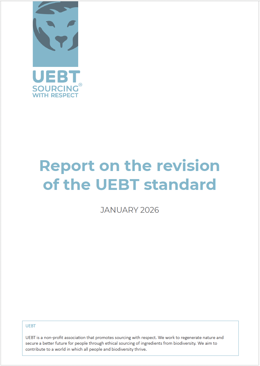 Revision of the UEBT standard in 2025 - report