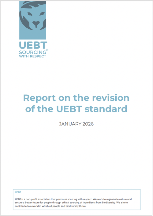 Revision of the UEBT standard in 2025 - report — UEBT