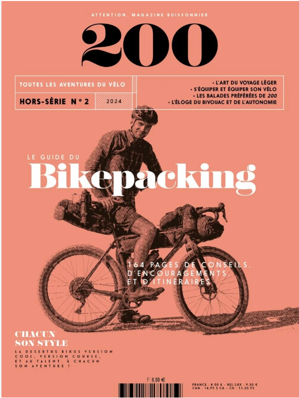 Fairmean ultralight rinko bike bag for road and gravel featured in 200 magazine nos favoris 