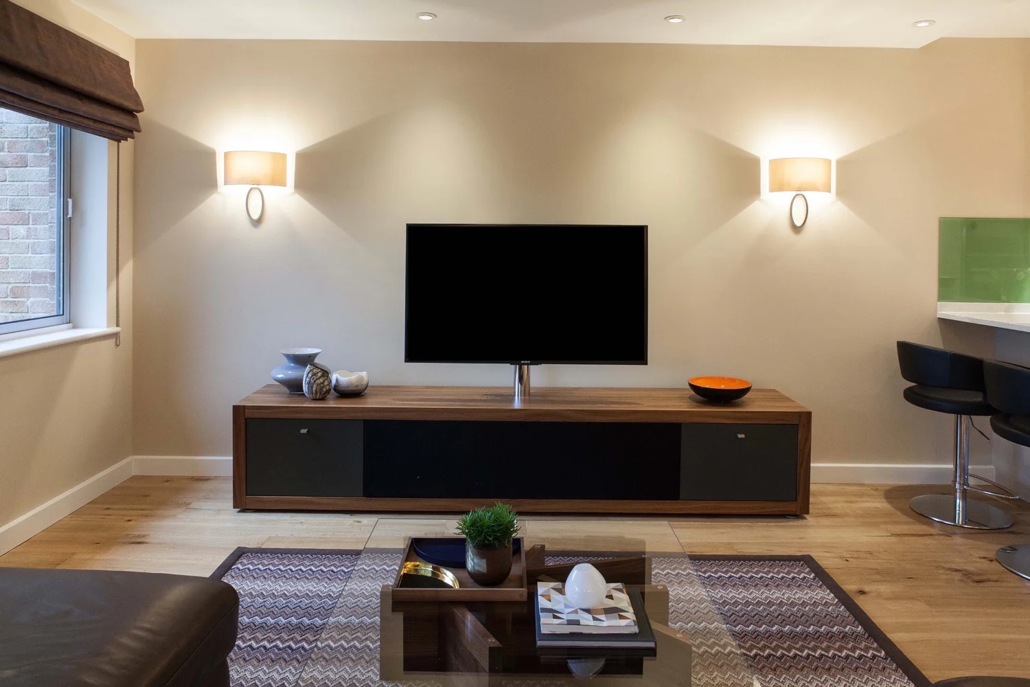 Contemporary Open Plan Living Room
