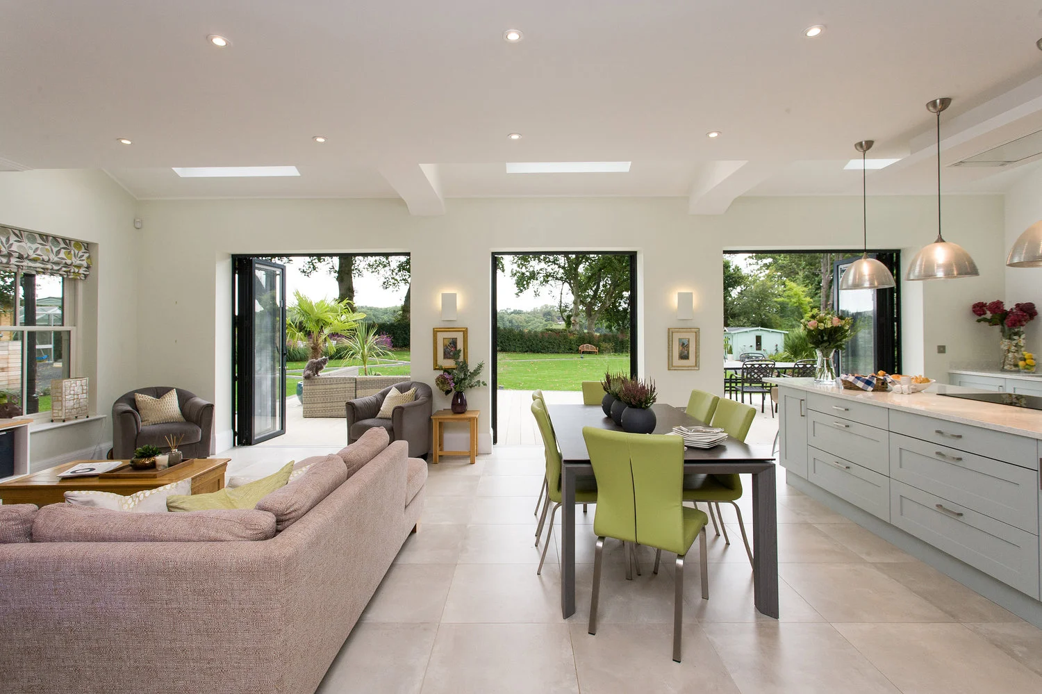 Open Plan Kitchen and Family Room