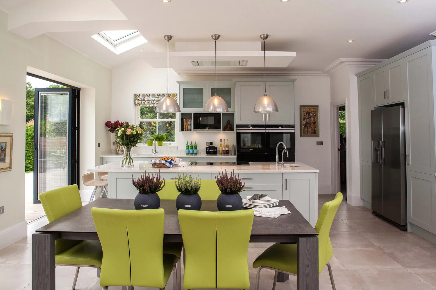 Open Plan Kitchen and Family Area