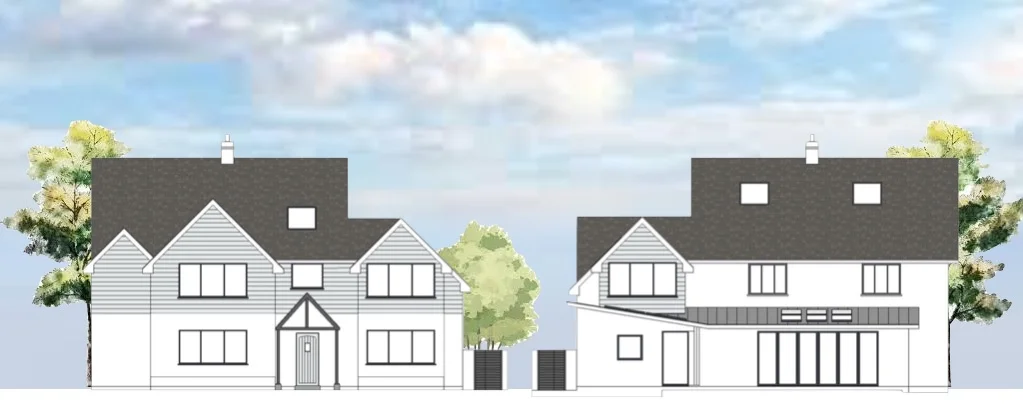 Visuals Front & Rear Elevations