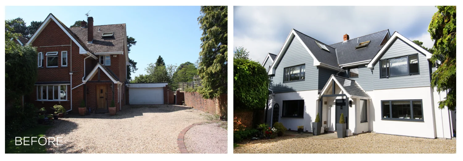 Before & After - Front Elevation