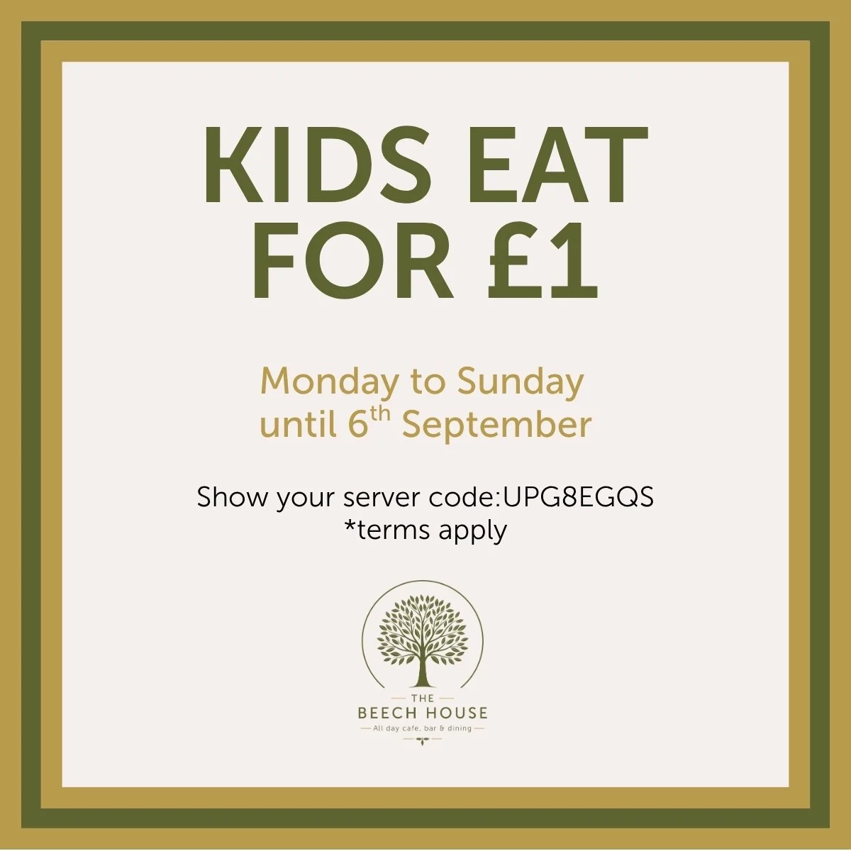 Kids Eat For £1