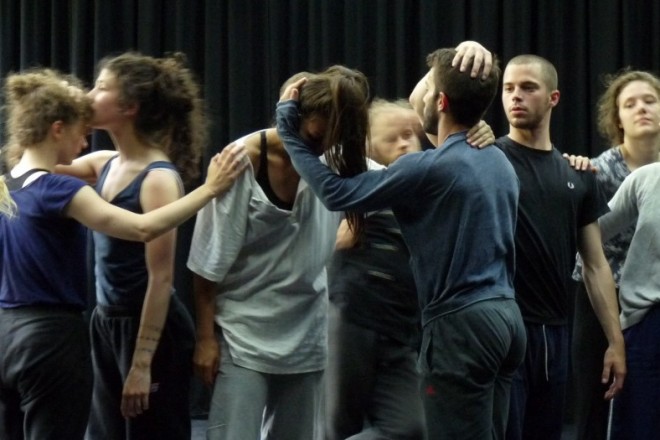 Crystal has spent much time with Theo and friends in the studio over the past few years, Most recently in March 2017 working on Clinkard's latest work 'This Bright Field'. (Please see 'Current Projects)