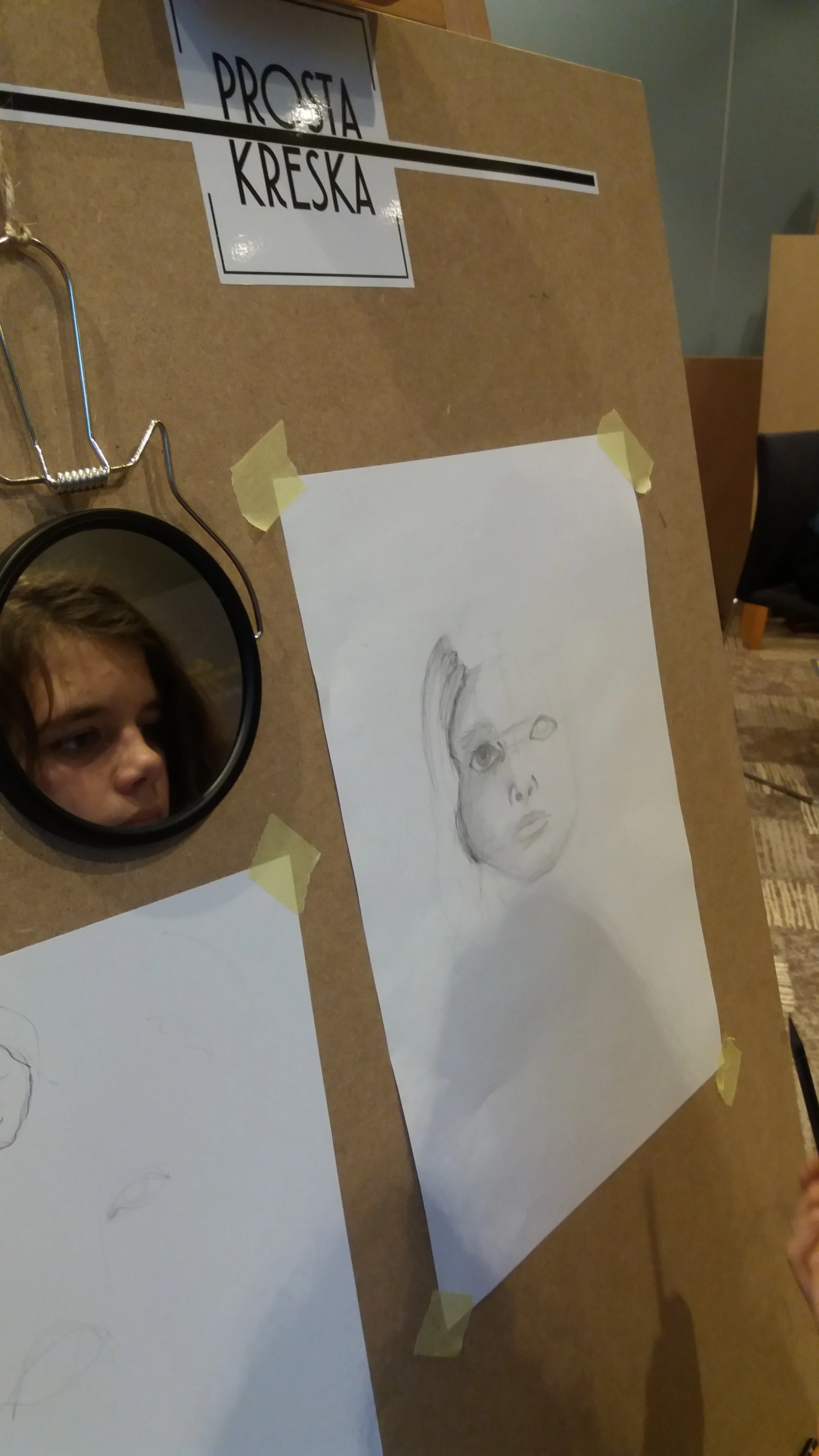Podstawy rysunku - autoportret