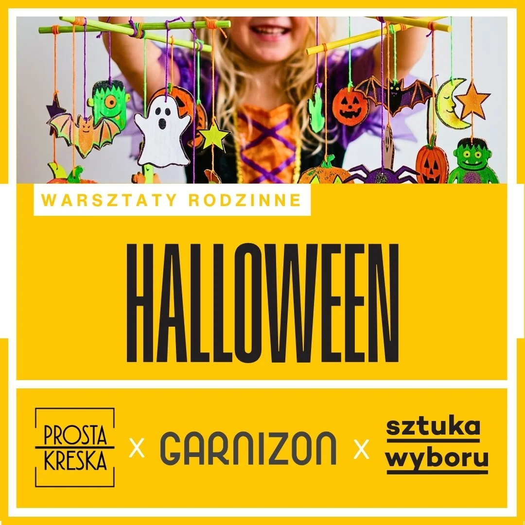 Halloweenowy Mobil ze świecącymi zawieszkami - warsztaty rodzinne
