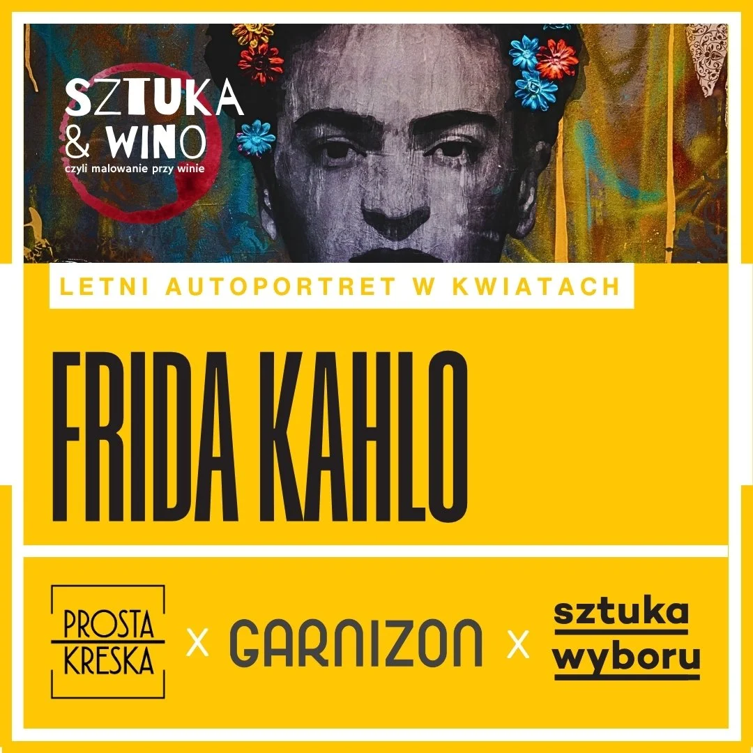 Letni autoportret w kwiatach a'la Fida Kahlo z sangria i lemoniadą