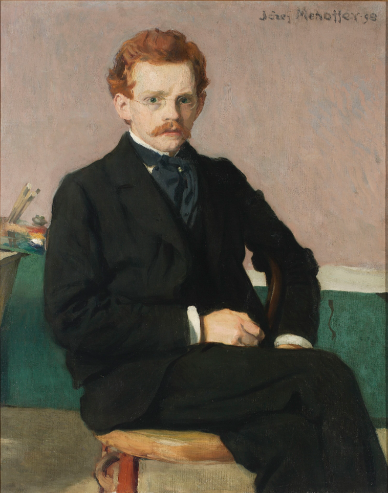 „Autoportret” | Józef Mehoffer | 1898