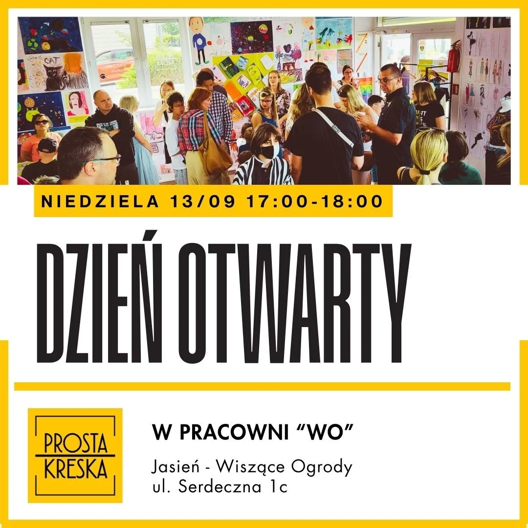 Dzień otwarty Prostej Kreski - w pracowni "WO" Gdańsk-Jasień