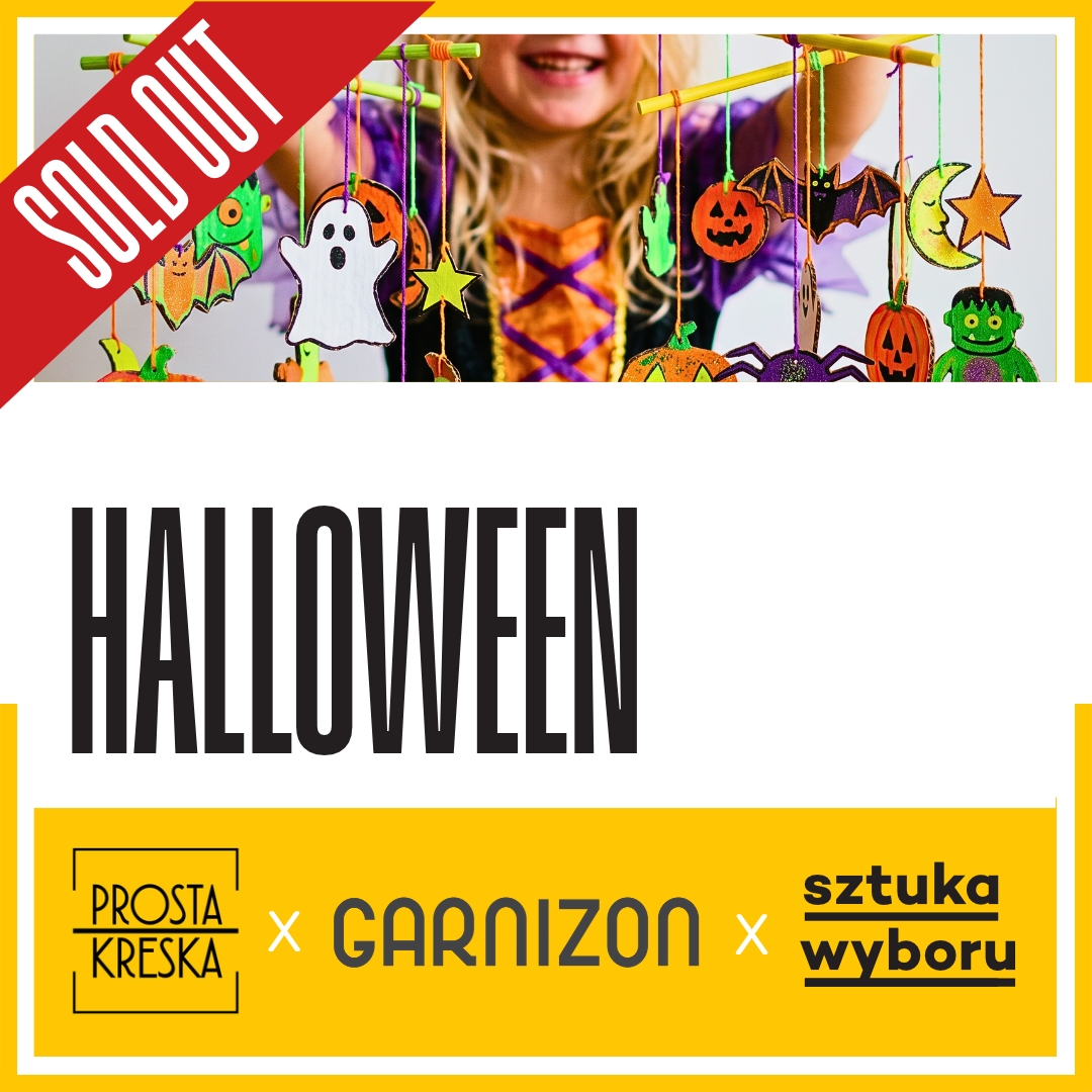 Halloweenowy Mobil ze świecącymi zawieszkami - warsztaty rodzinne