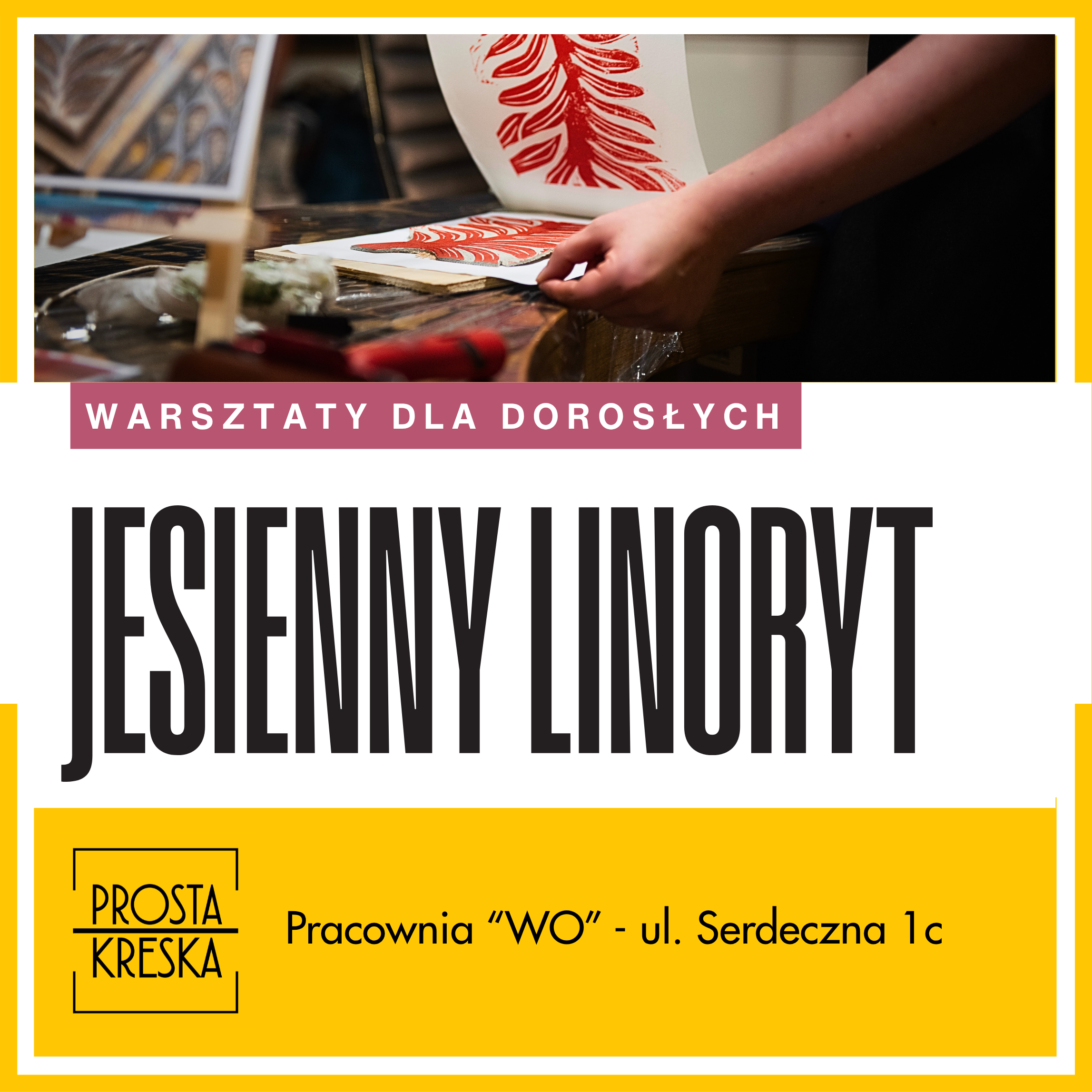 Jesienny linoryt - warsztaty dla dorosłych
