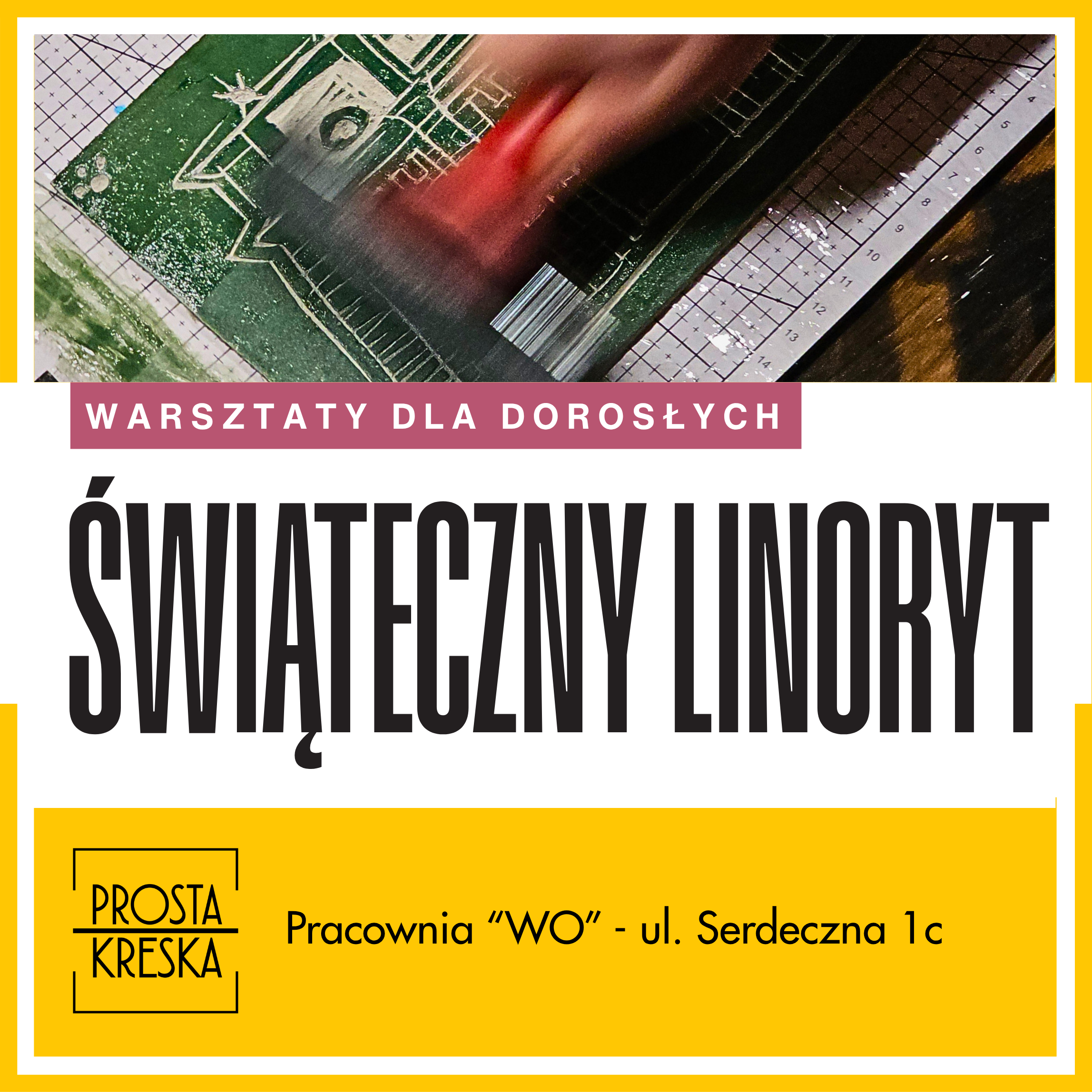Świąteczny linoryt - warsztaty dla dorosłych