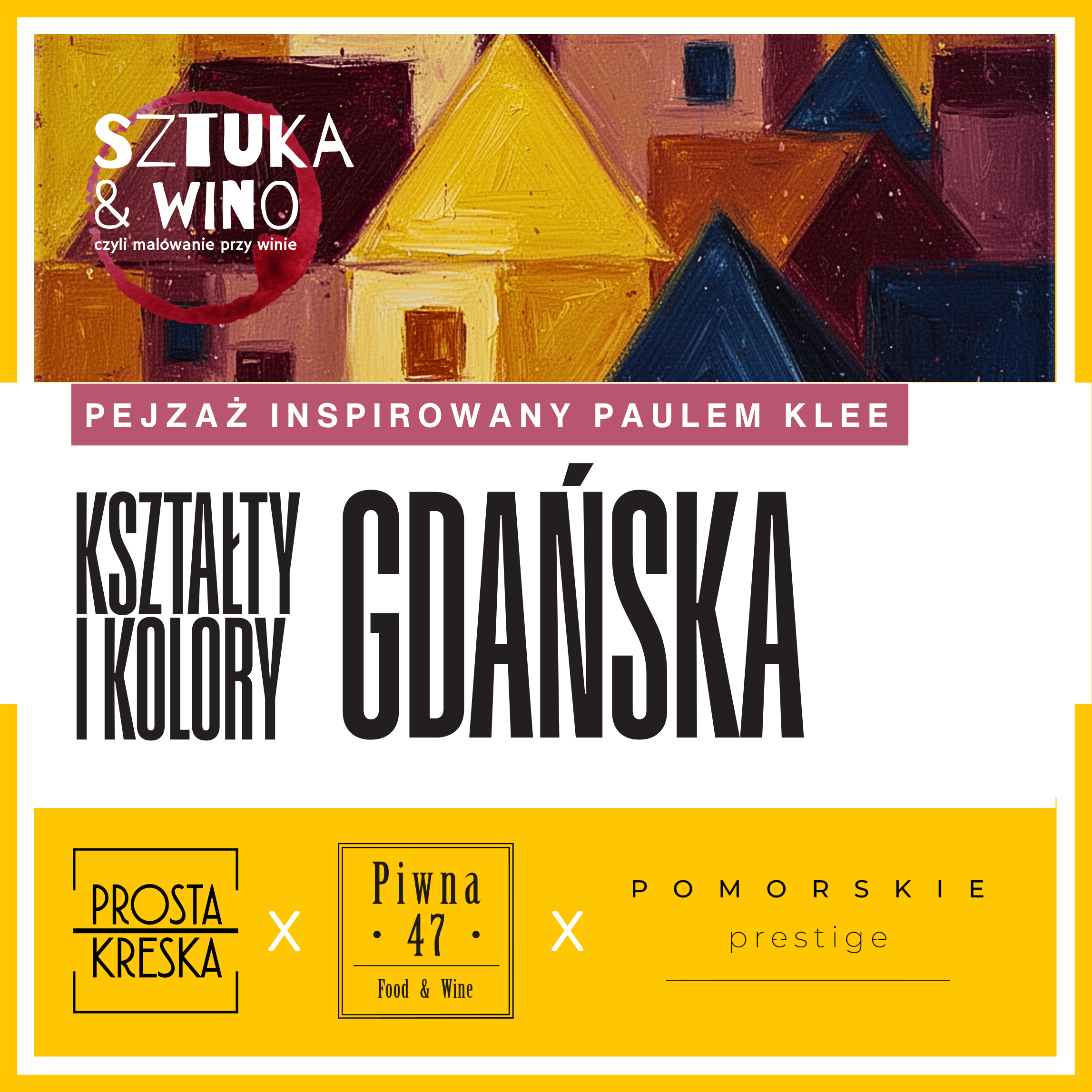 Kształty i kolory Gdańska. Pejzaż inspirowany Paulem Klee