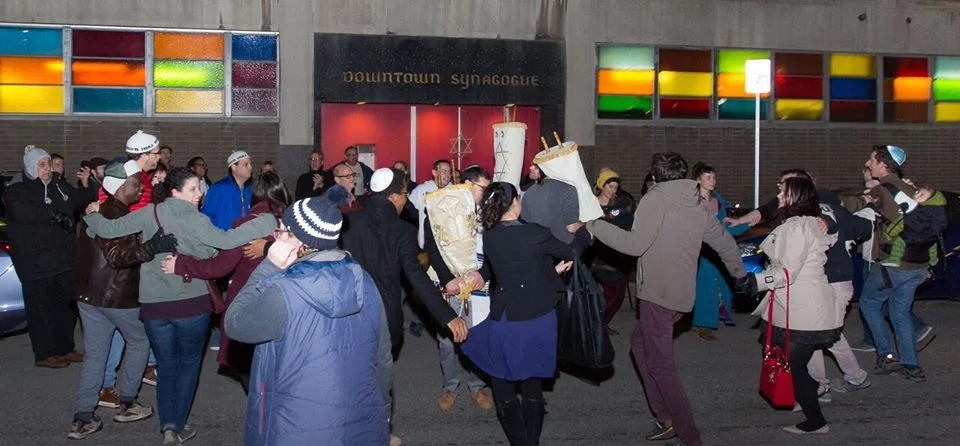 Dancin' in the streets- Simchat Torah in Detroit