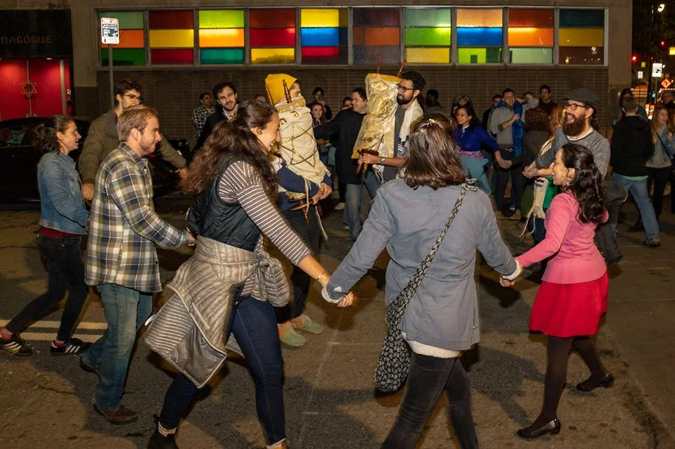 Dancin' Around Town- Simchat Torah with the Downtown Synagogue