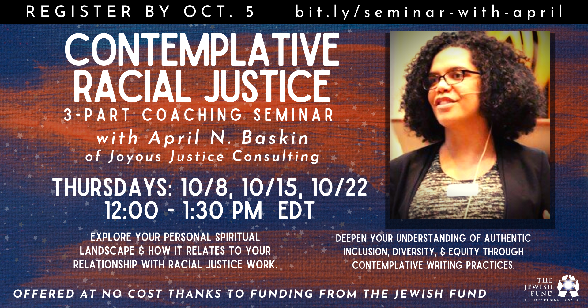Contemplative Racial Justice Coaching  Seminar&nbsp;with April Baskin&nbsp;