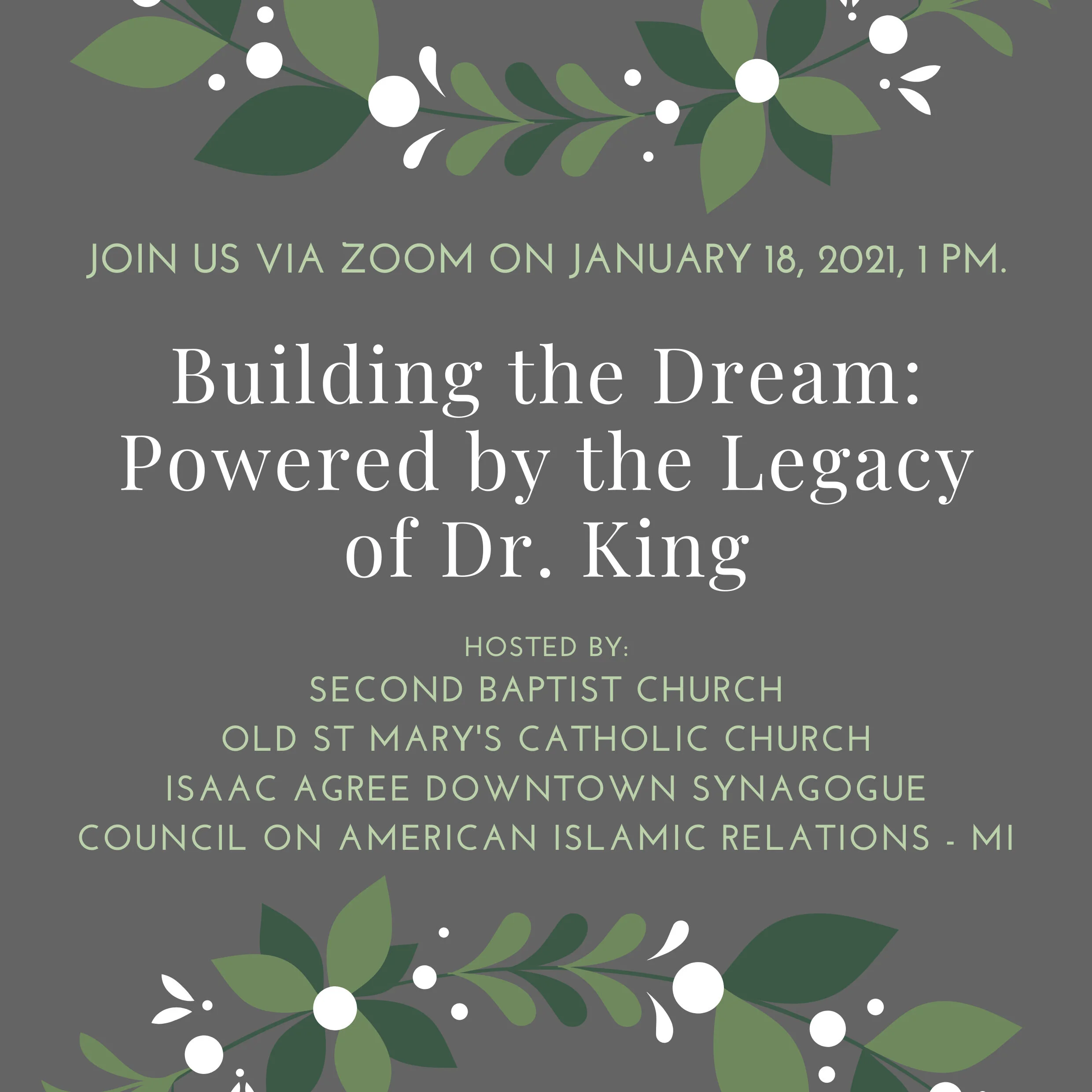  Third Annual MLK Interfaith Celebration