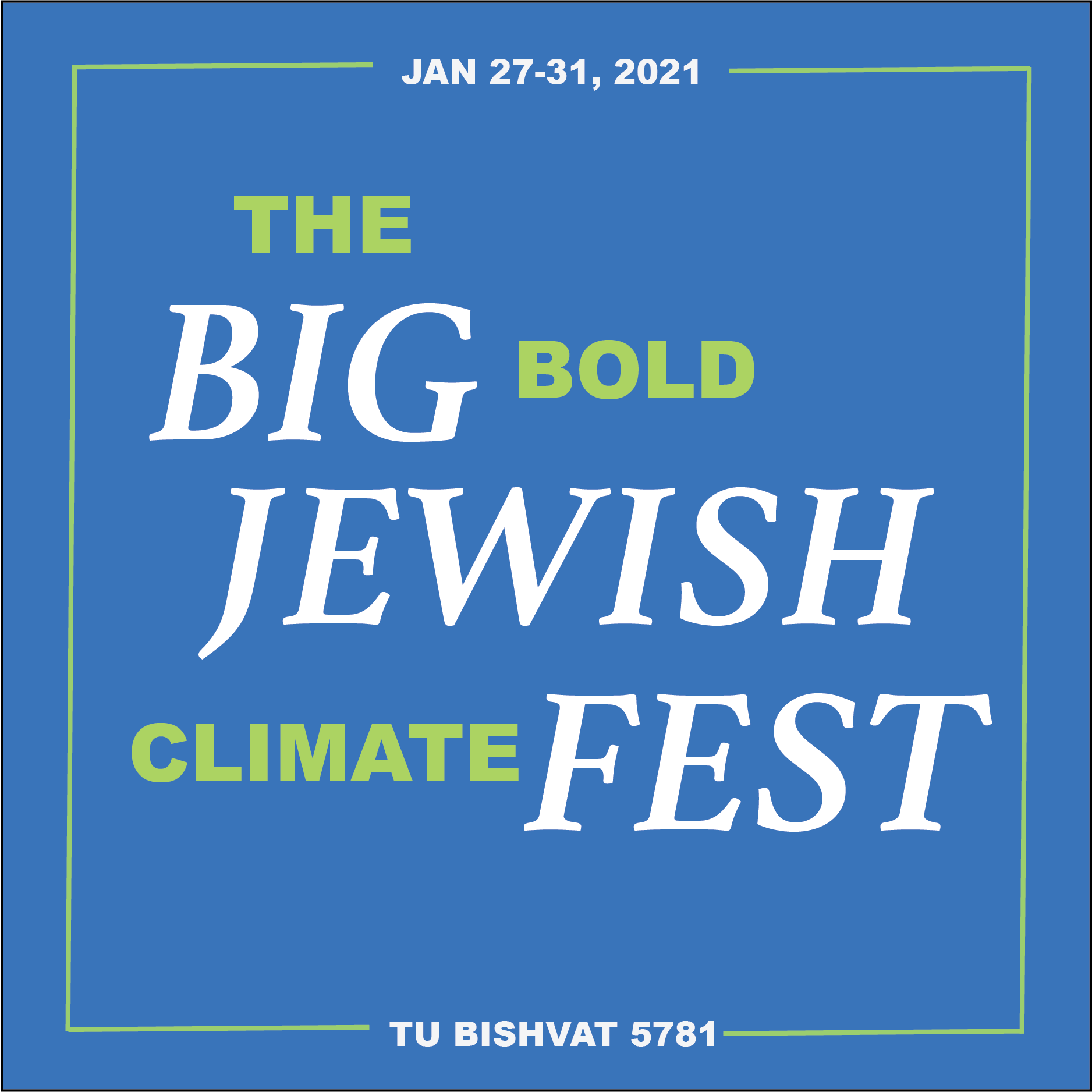 The Big Bold Jewish Climate Fest