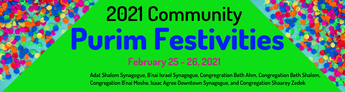 Detroit Conservative Shuls' Purim Celebration