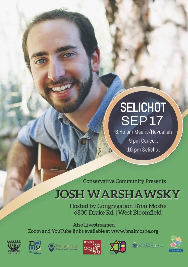 Communal Selichot with Josh Warshawsky