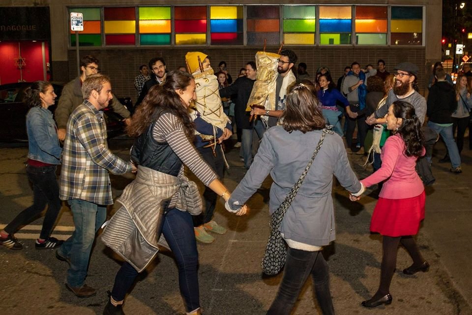 Dancin' in the Street: Simchat Torah Celebration