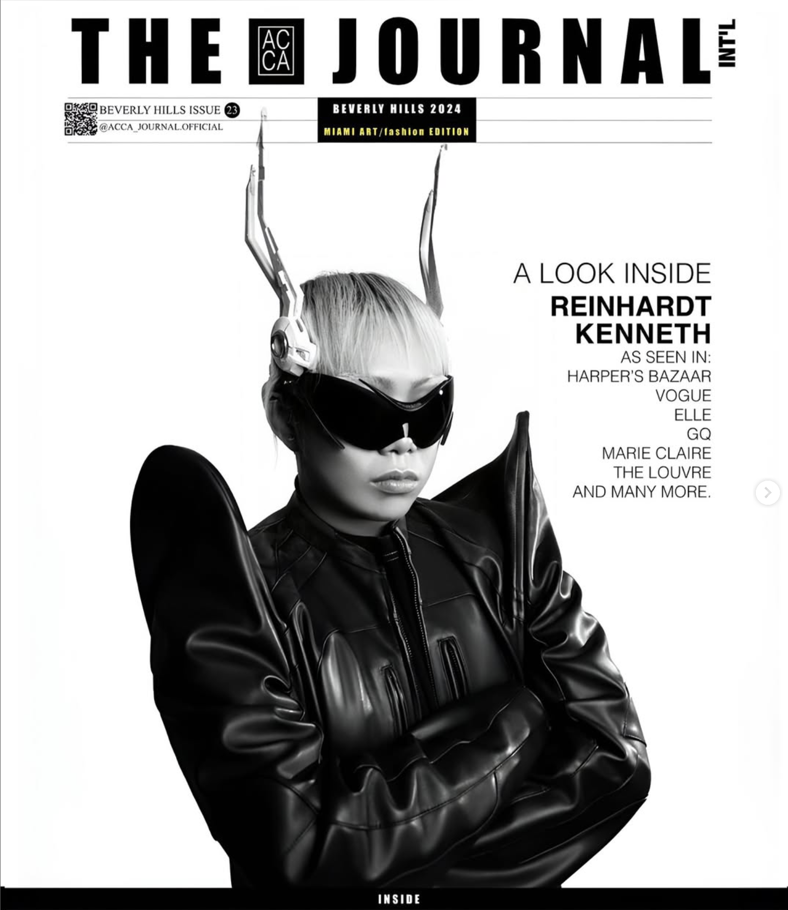 ACCA Journal 2024 Issue Models: Reinhardt Kenneth, Credits: Digitech, Production Assistant