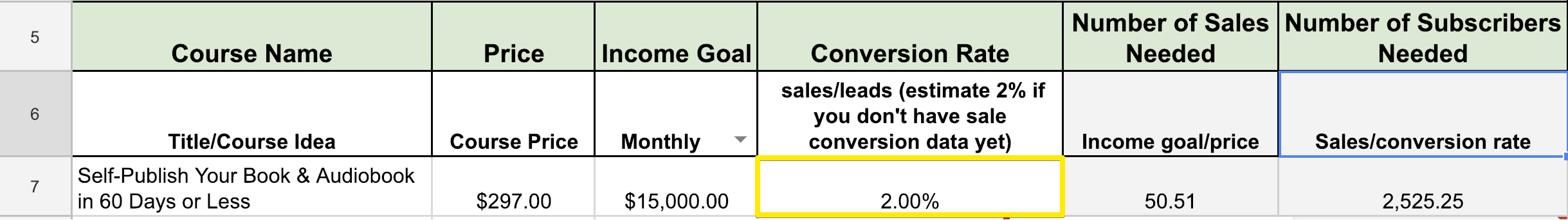 Online Course Income Planner - Google Sheets 2019-01-15 09-35-18.jpg