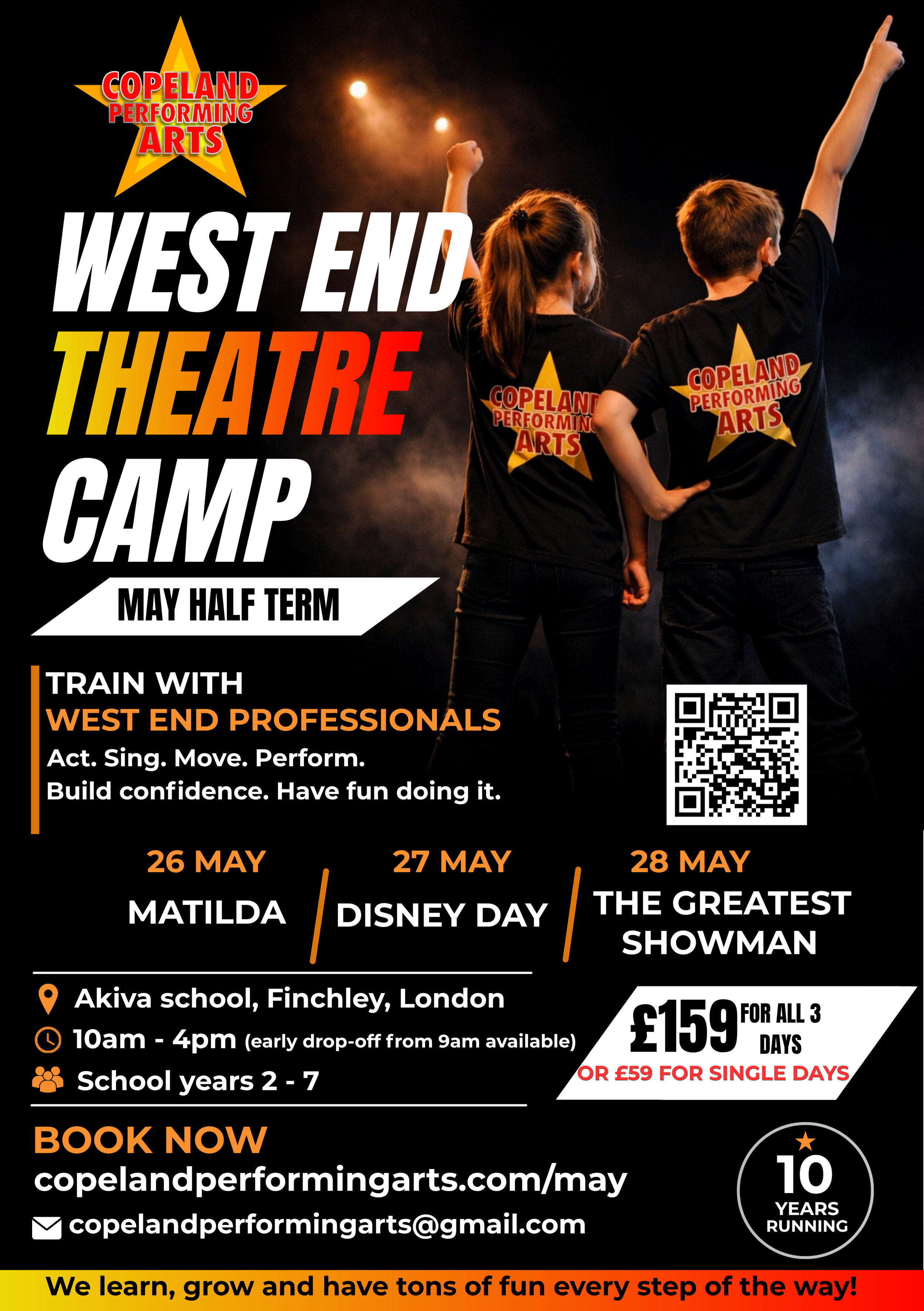 All three days - (May half term - Tues, Weds and Thursday)