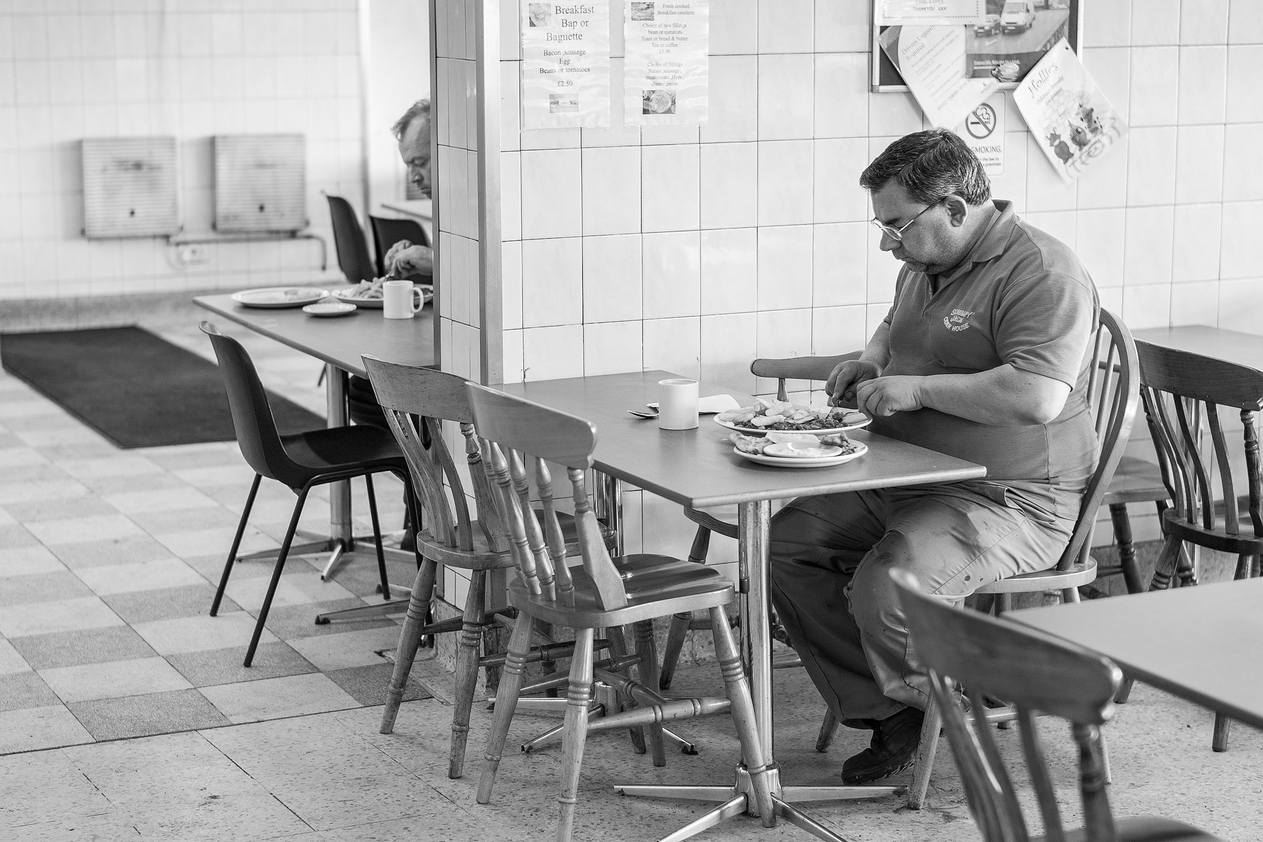  Truckers' cafe, Cannock. 