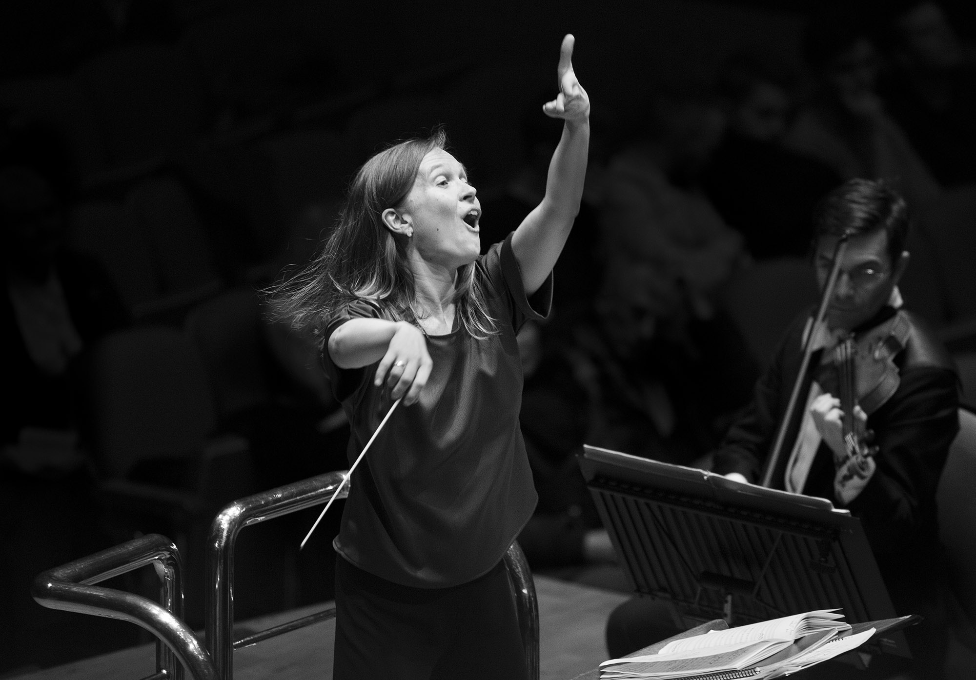Mirga Grazinyte-Tyla conducting the City of Birmingham Symphony Orchestra