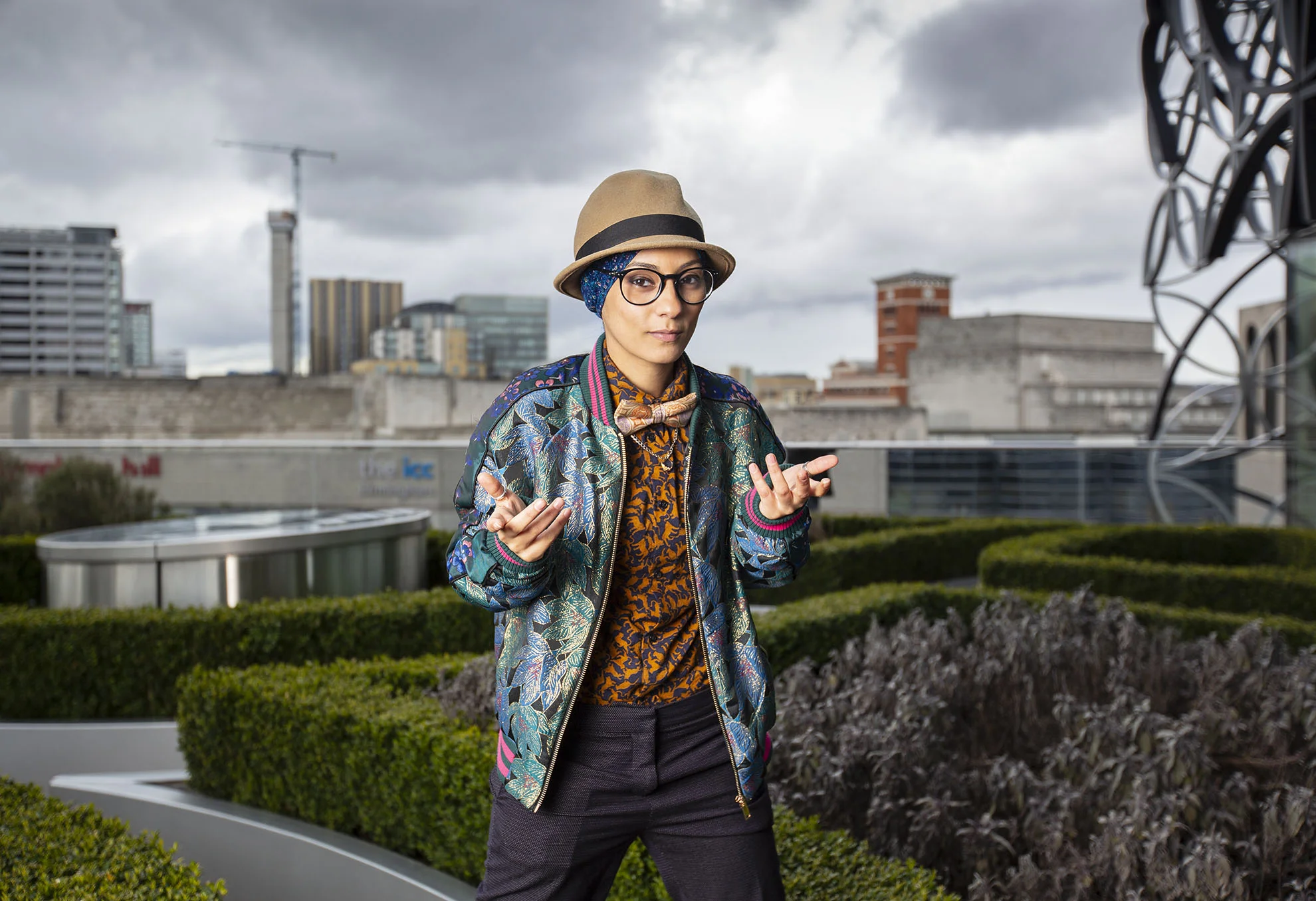 Amerah Saleh, performance poet