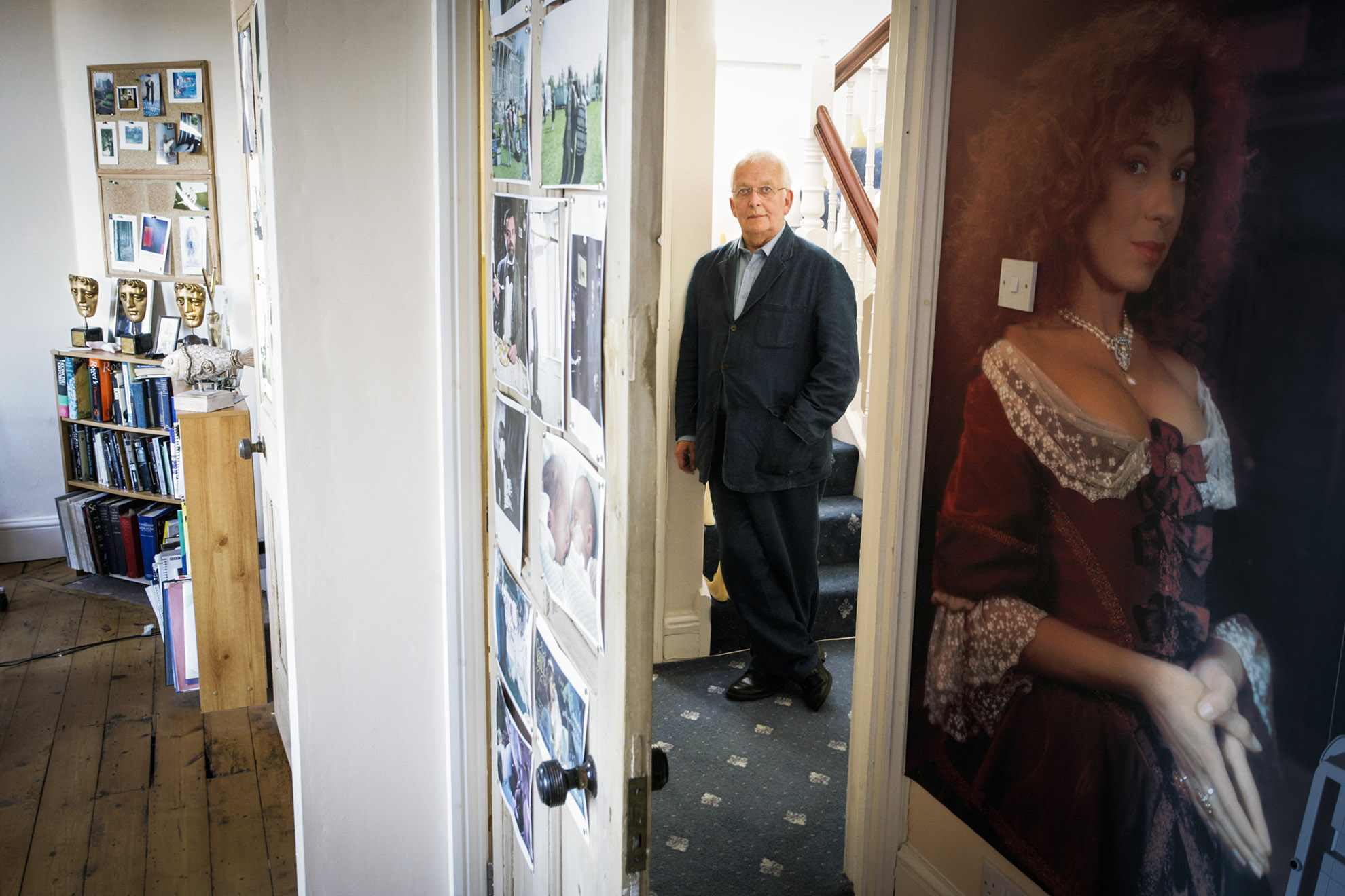 Andrew Davies, BAFTA-winning screenwriter at home