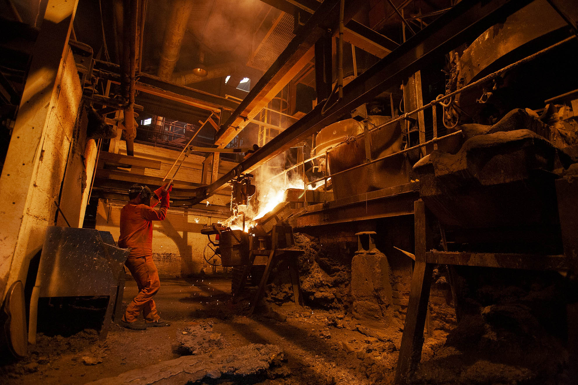 Foundry in Walsall, West Midlands.