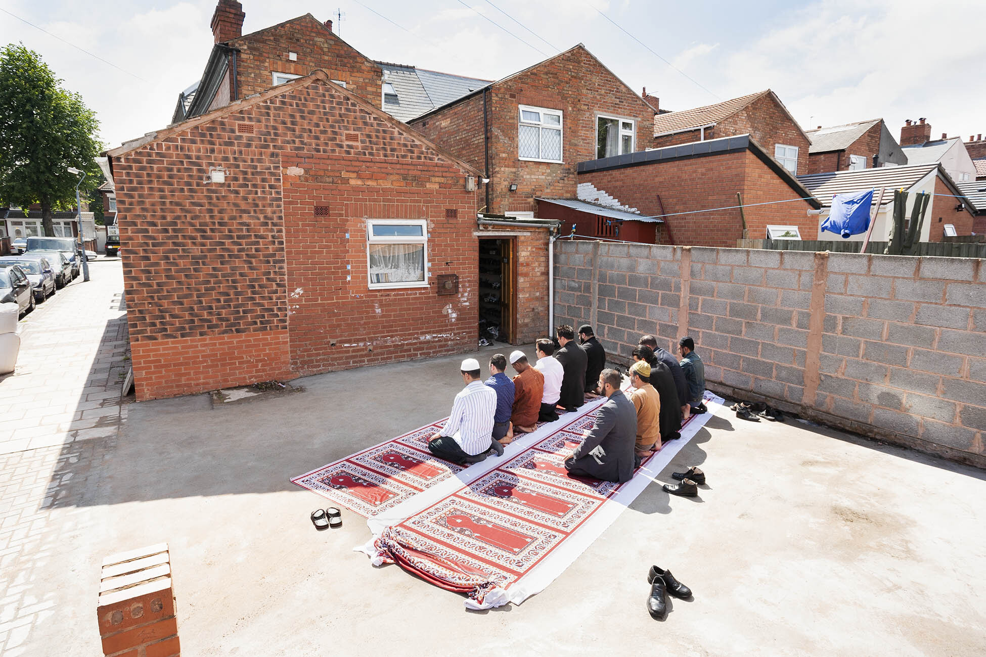  Prayers at a mosque in Birmingham 