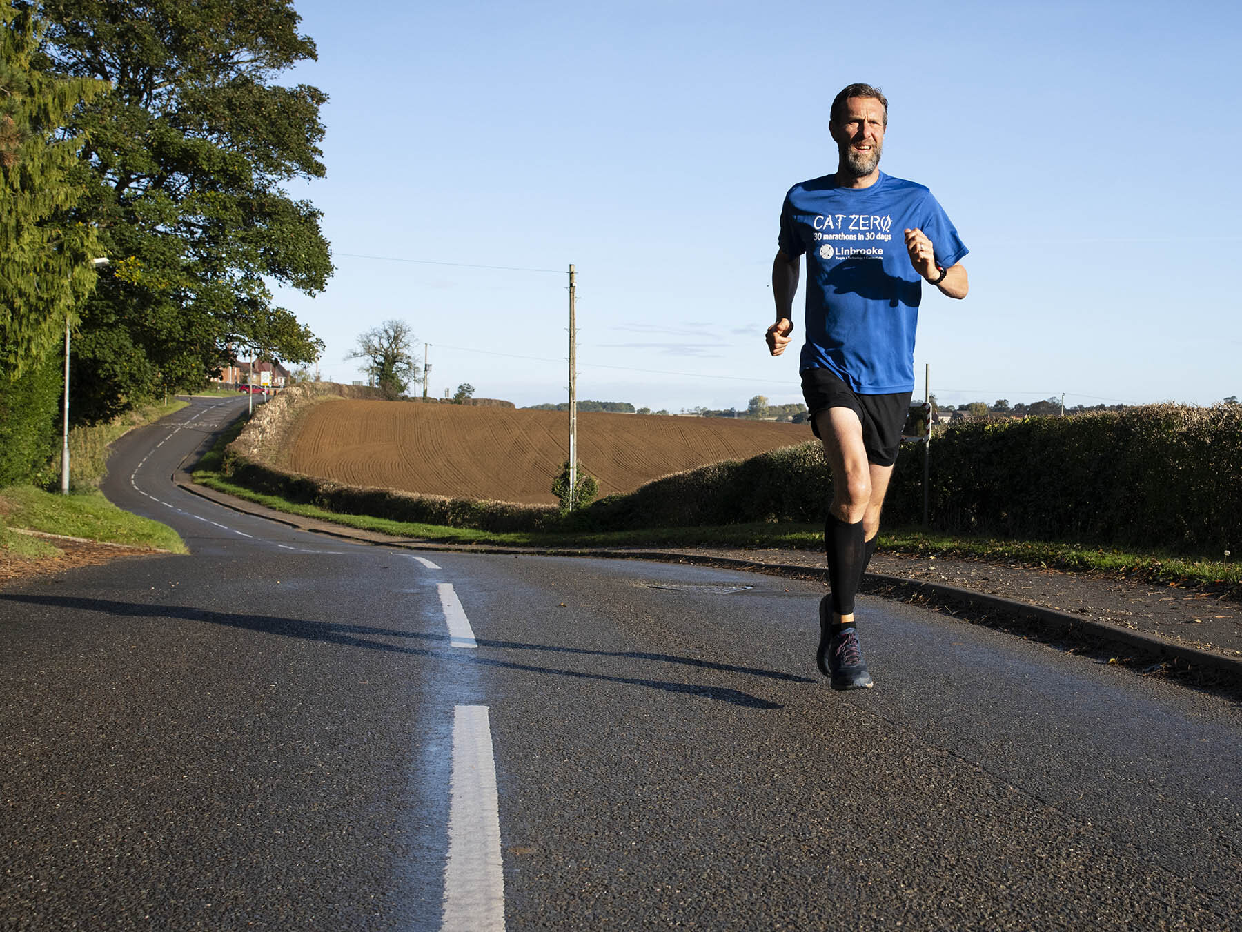 Danny Watson, running thirty marathons in thirty days