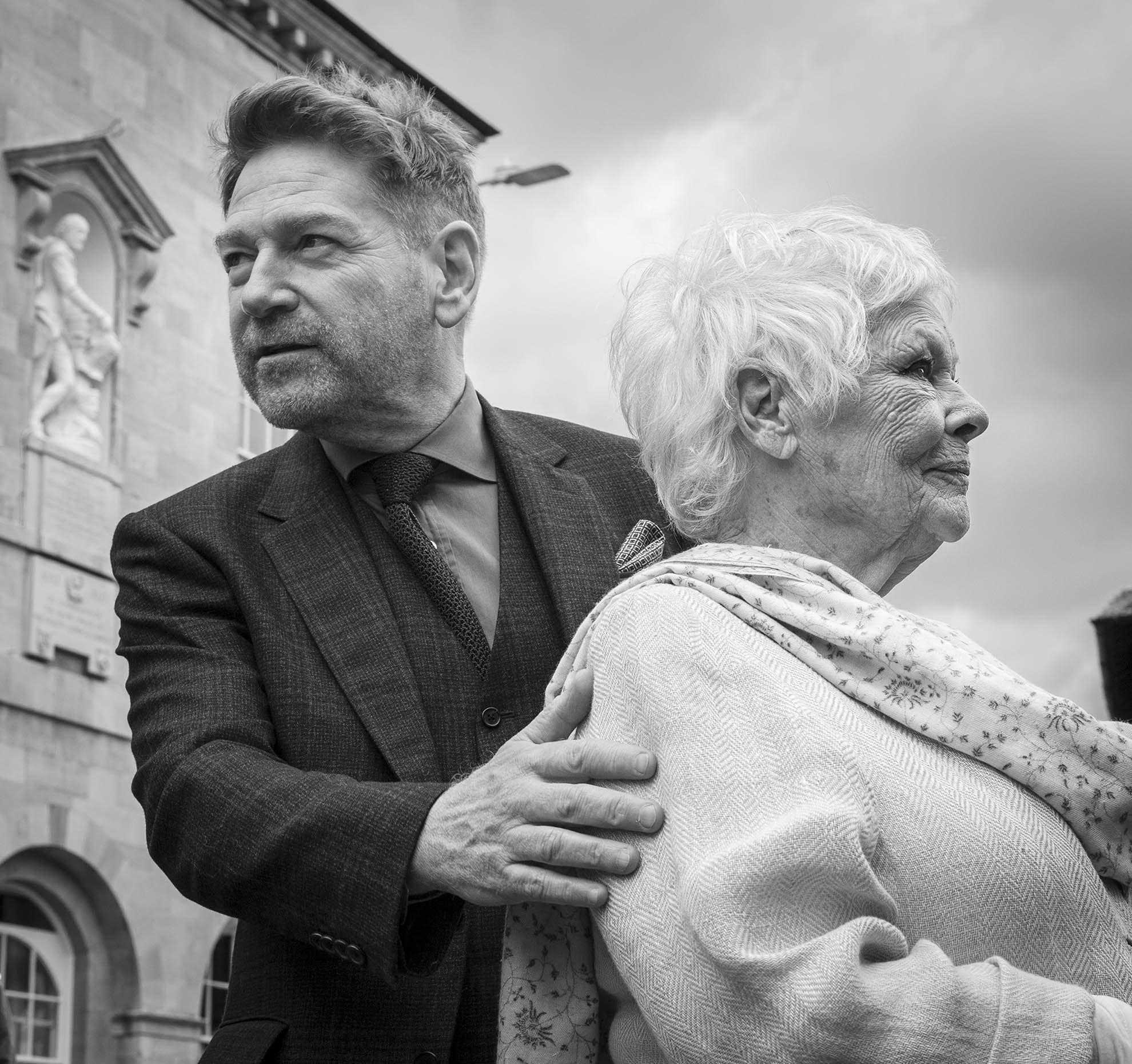  Dame Judi Dench and Sir Kenneth Branagh in Stratford-upon-Avon to receive the freedom of the town honour. 