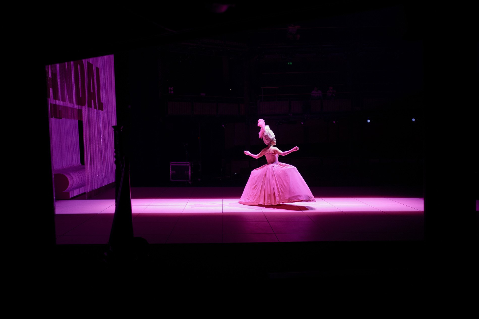 Siubhan Harrison as Lady Sneerwell in the Royal Shakespeare Company's production of 'School For Scandal'.